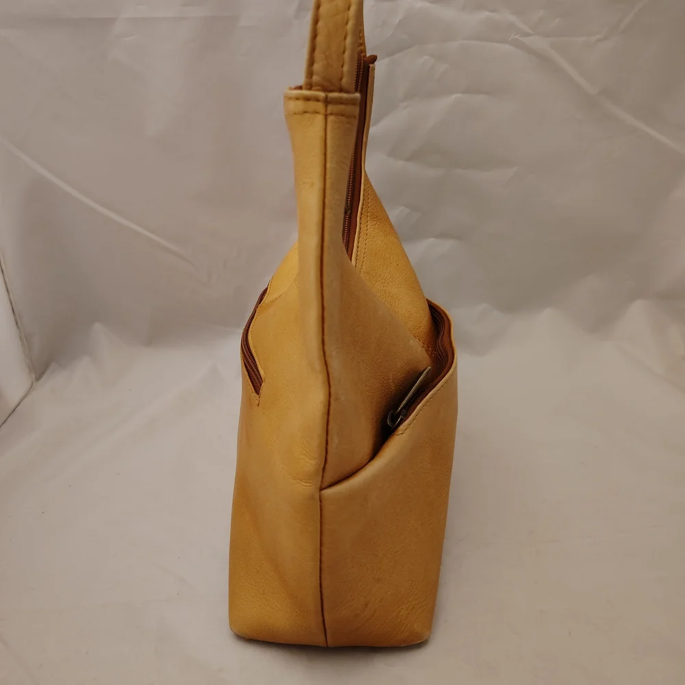 Vintage Le Donne Women's Brown Leather Purse